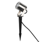 1386001 Skye Spike Spot LED Outdoor Coastal Ground Light Brushed Stainless Steel