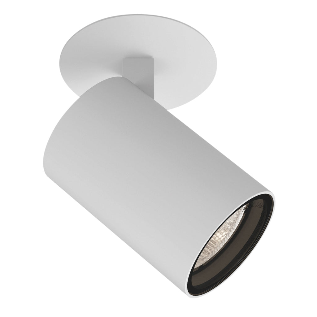 1393007 Aqua Recessed Bathroom Spotlight Matt White