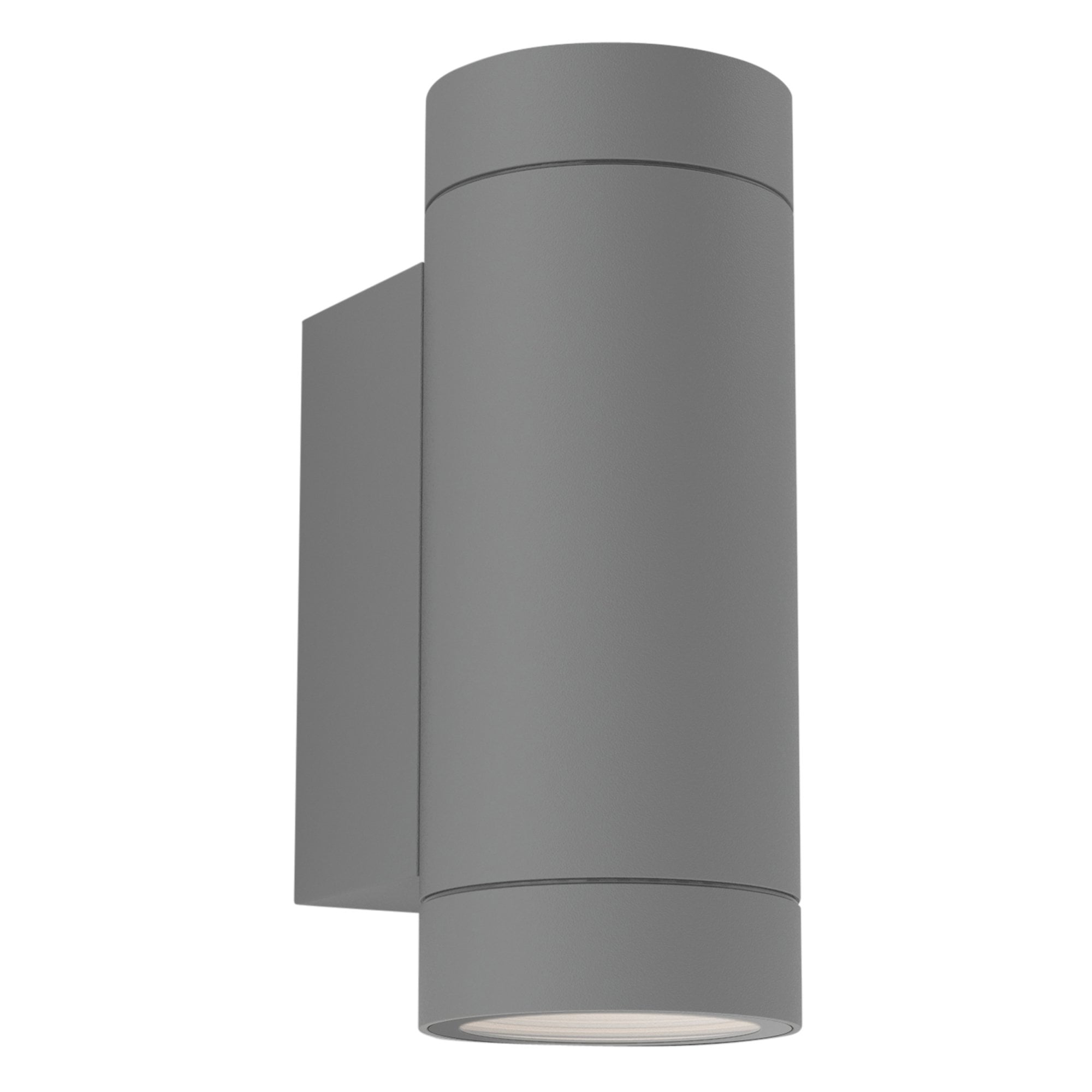 Dartmouth Twin GU10 Outdoor Wall  Light Textured Grey