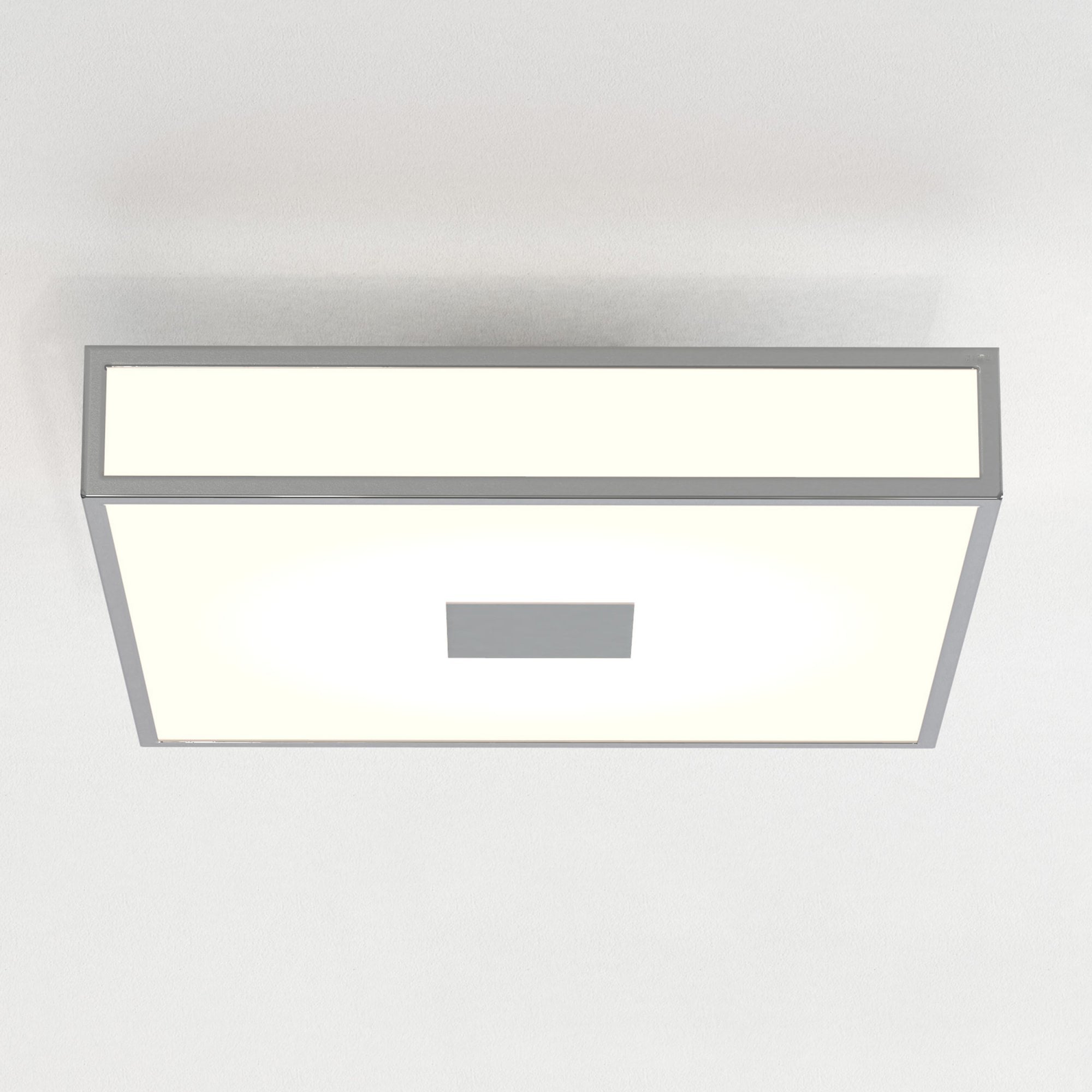 1121010 Mashiko 400 Square Bathroom Ceiling Light Polished Chrome