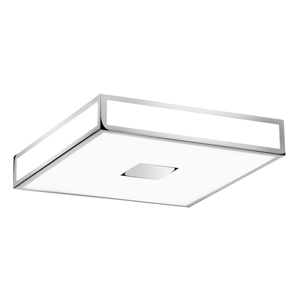 1121010 Mashiko 400 Square Bathroom Ceiling Light Polished Chrome