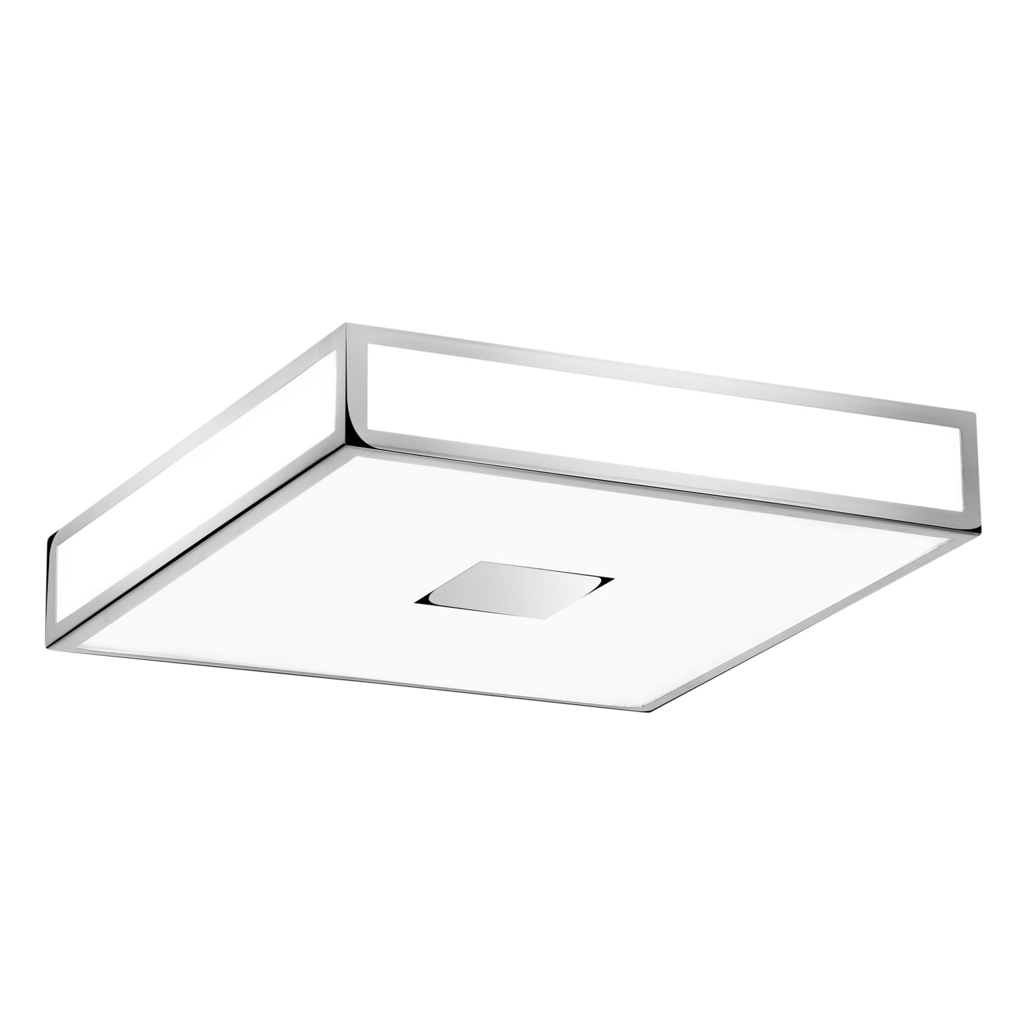1121010 Mashiko 400 Square Bathroom Ceiling Light Polished Chrome