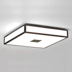 1121013 Mashiko 400 Square Bathroom Ceiling Light Bronze