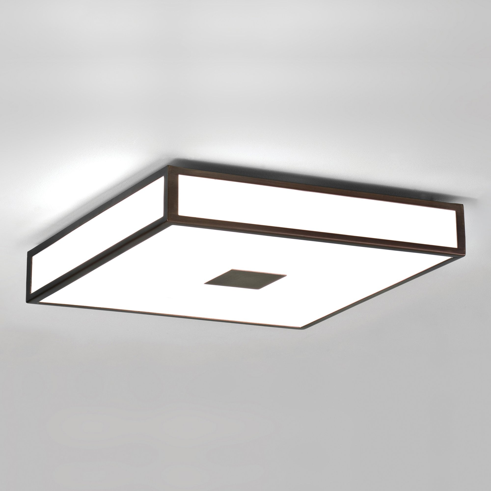 1121013 Mashiko 400 Square Bathroom Ceiling Light Bronze