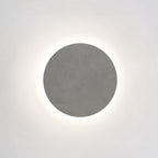 Eclipse Round 300LED Outdoor Coastal Wall  Light Matt Concrete