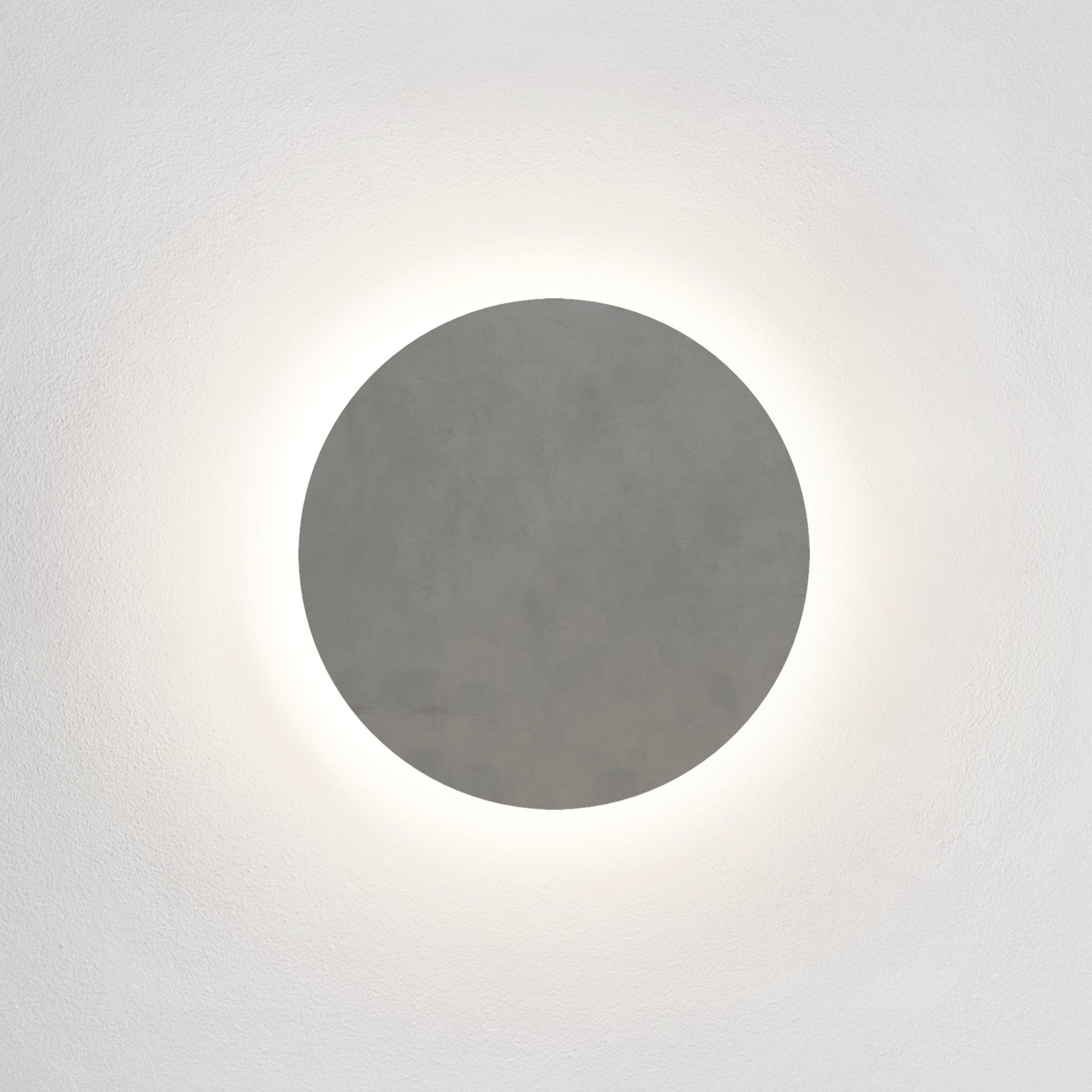 Eclipse Round 300LED Outdoor Coastal Wall  Light Matt Concrete
