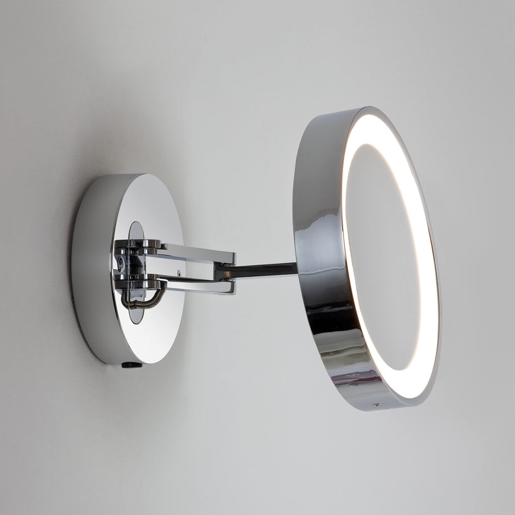 1137003 Catena LED Bathroom Magnifying Mirror Polished Chrome (S)