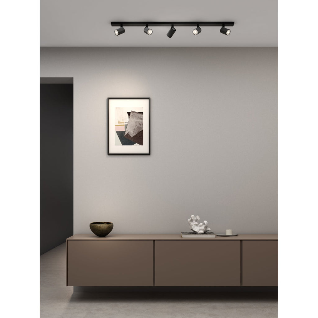 1286085 Ascoli Five Bar Spotlight Matt Black