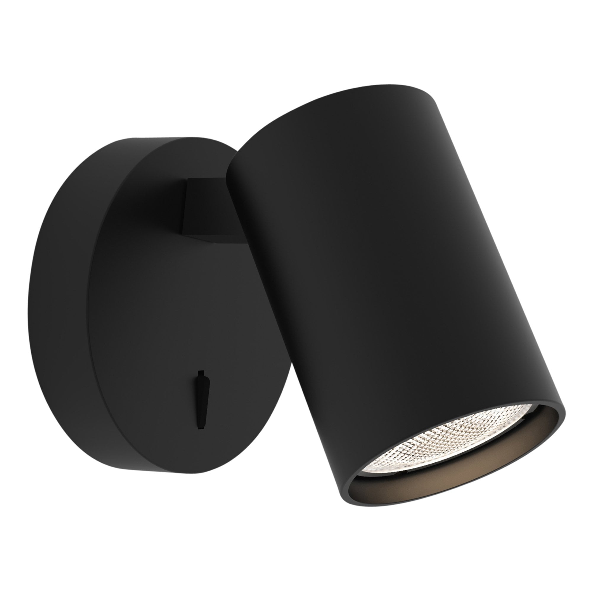 1286079 Ascoli Single Switched Reading Light Matt Black