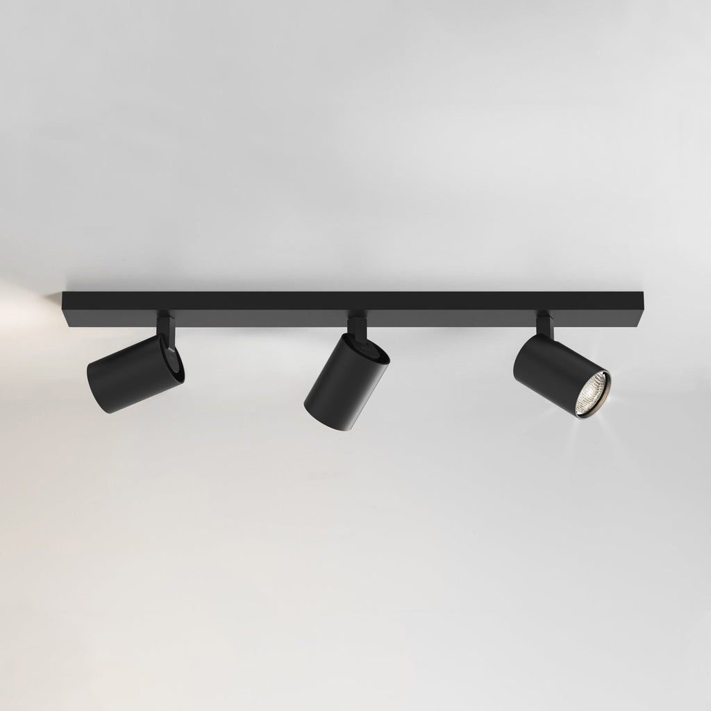 1286128 Ascoli Triple Bar Spotlight Matt Black