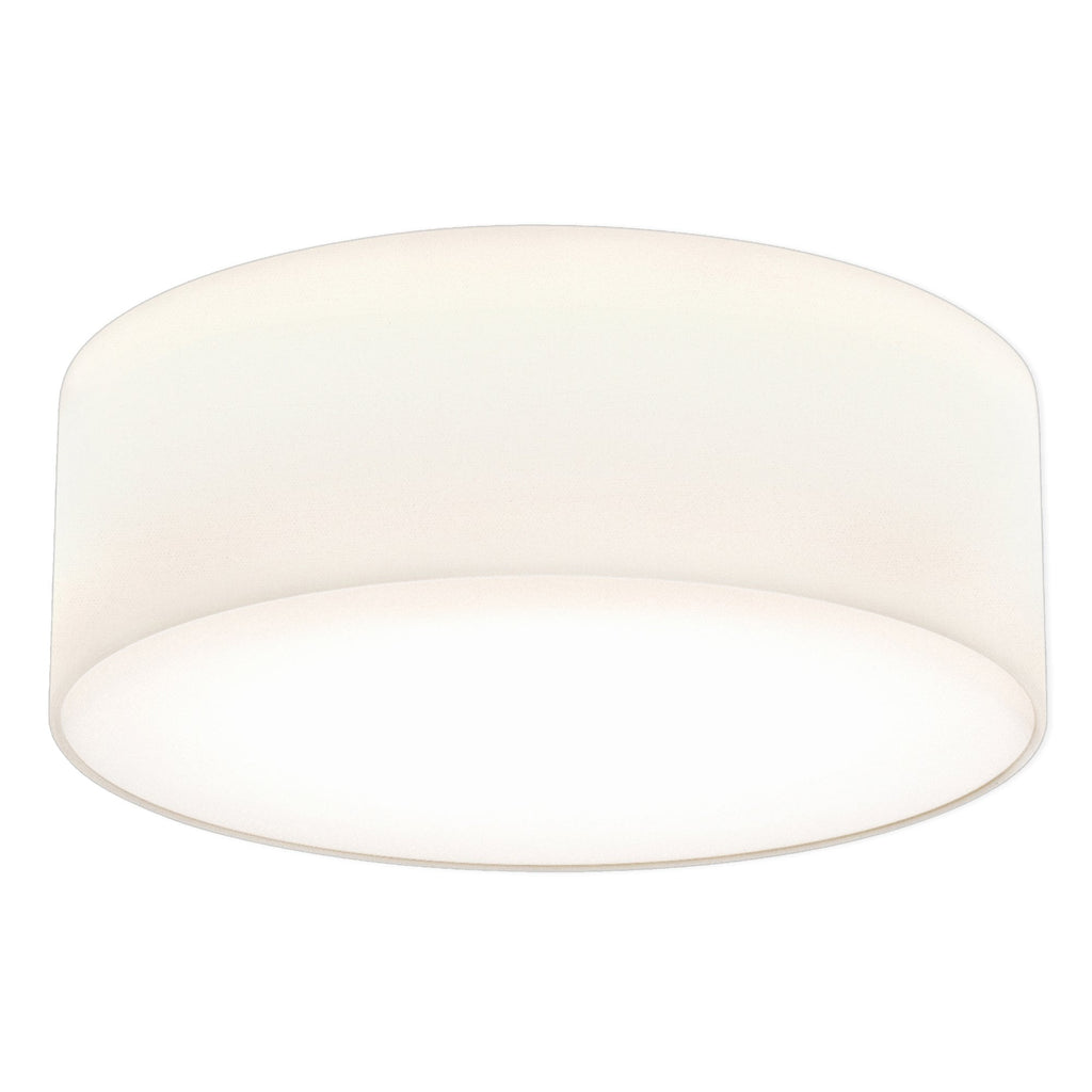 1421001 Cambria 380 Ceiling Light White Fabric