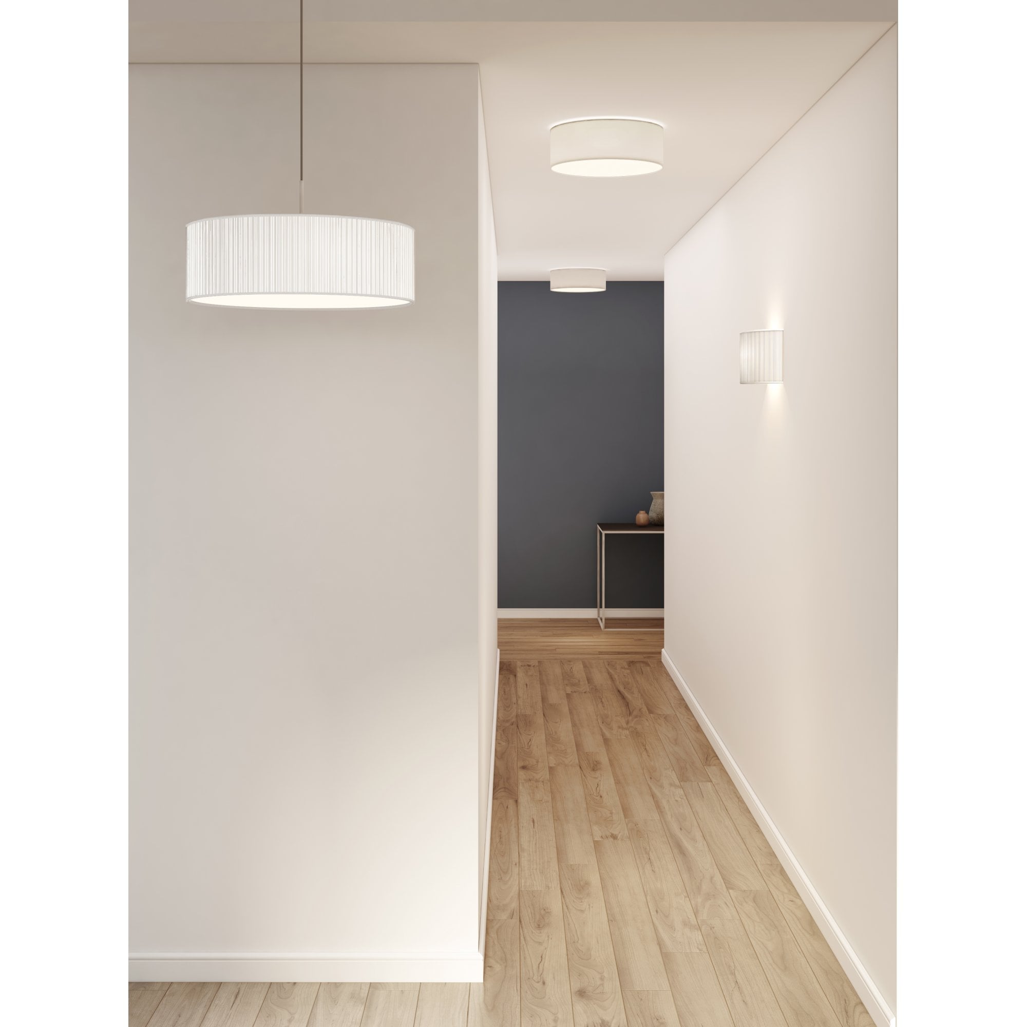 1421002 Cambria 380 Ceiling Light Putty Fabric