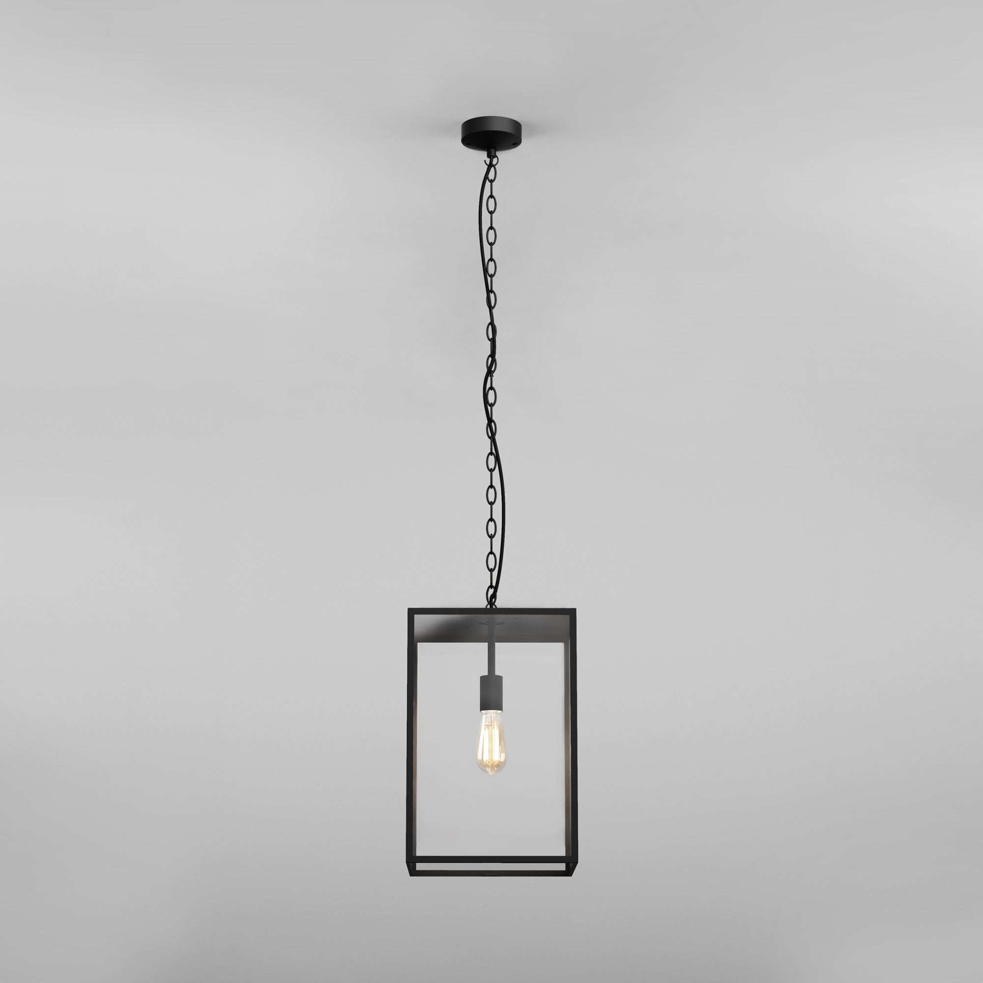 1095033 Homefield Pendant 450 Outdoor Pendant Light Textured Black
