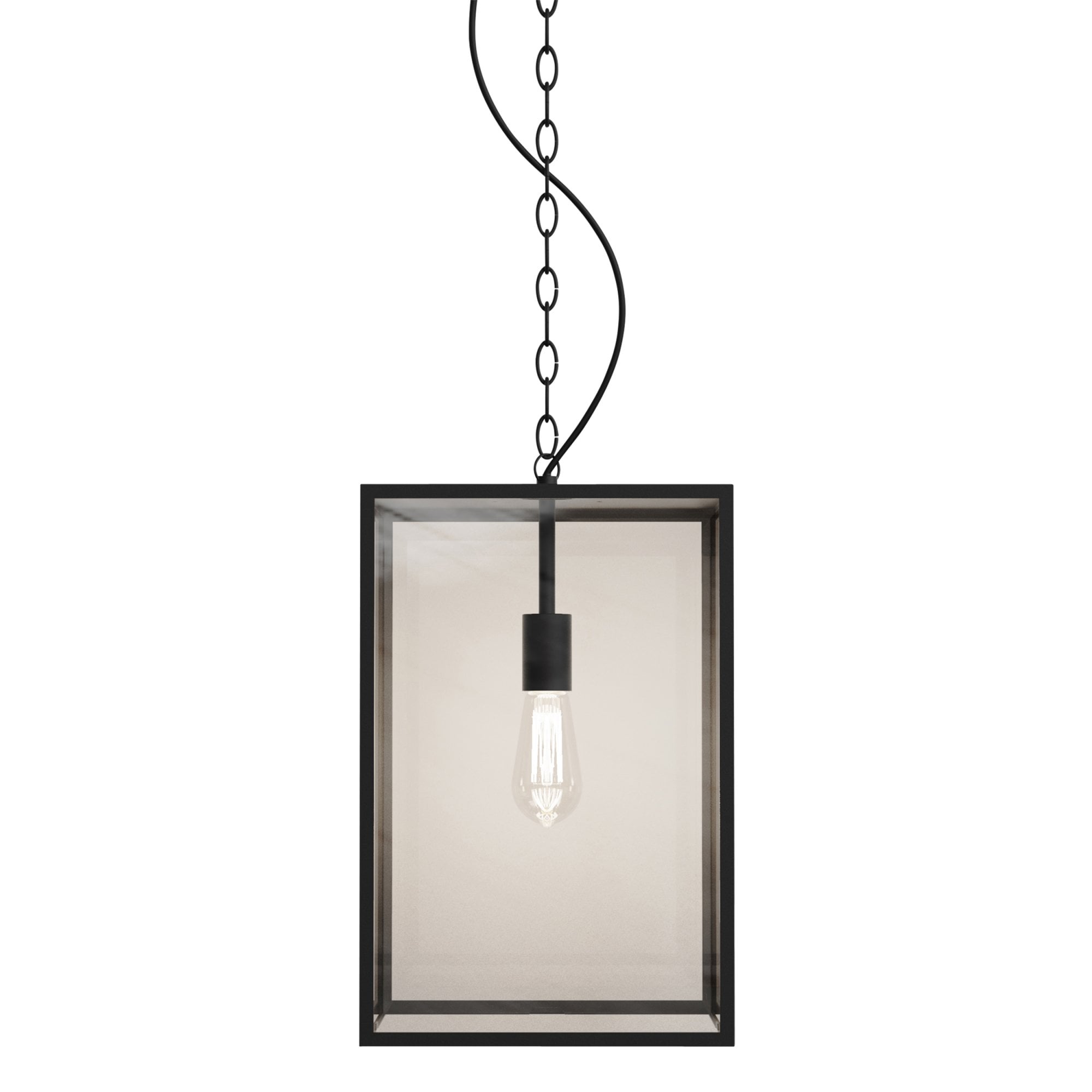 1095033 Homefield Pendant 450 Outdoor Pendant Light Textured Black