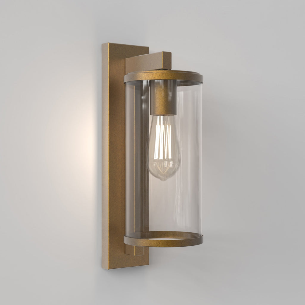 1413003 Pimlico 400 Outdoor Wall Light Antique Brass (S)