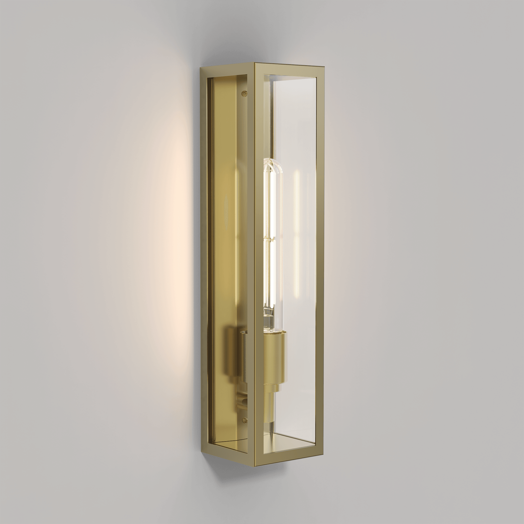 1402007 Harvard Wall Outdoor Wall Light Natural Brass