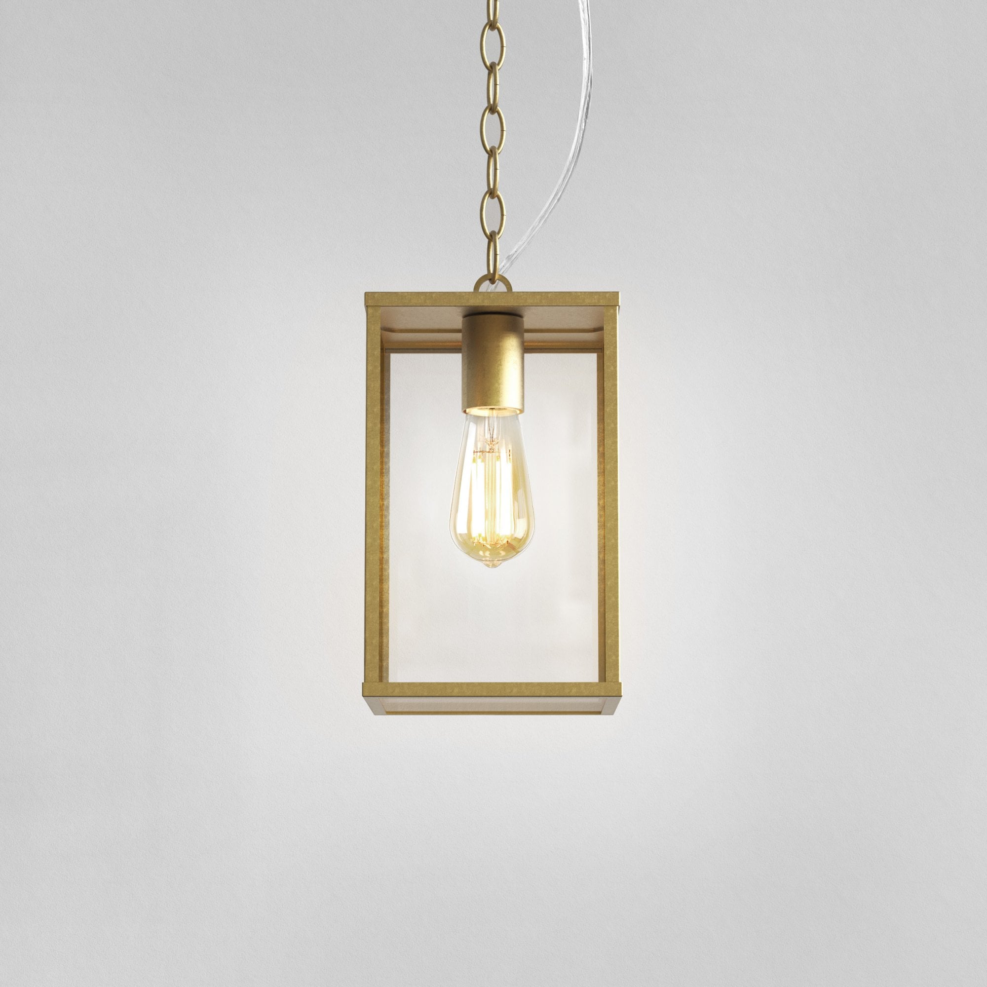 1095035 Homefield Pendant 240 Outdoor Pendant Light Natural Brass