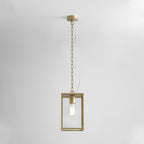 1095035 Homefield Pendant 240 Outdoor Pendant Light Natural Brass