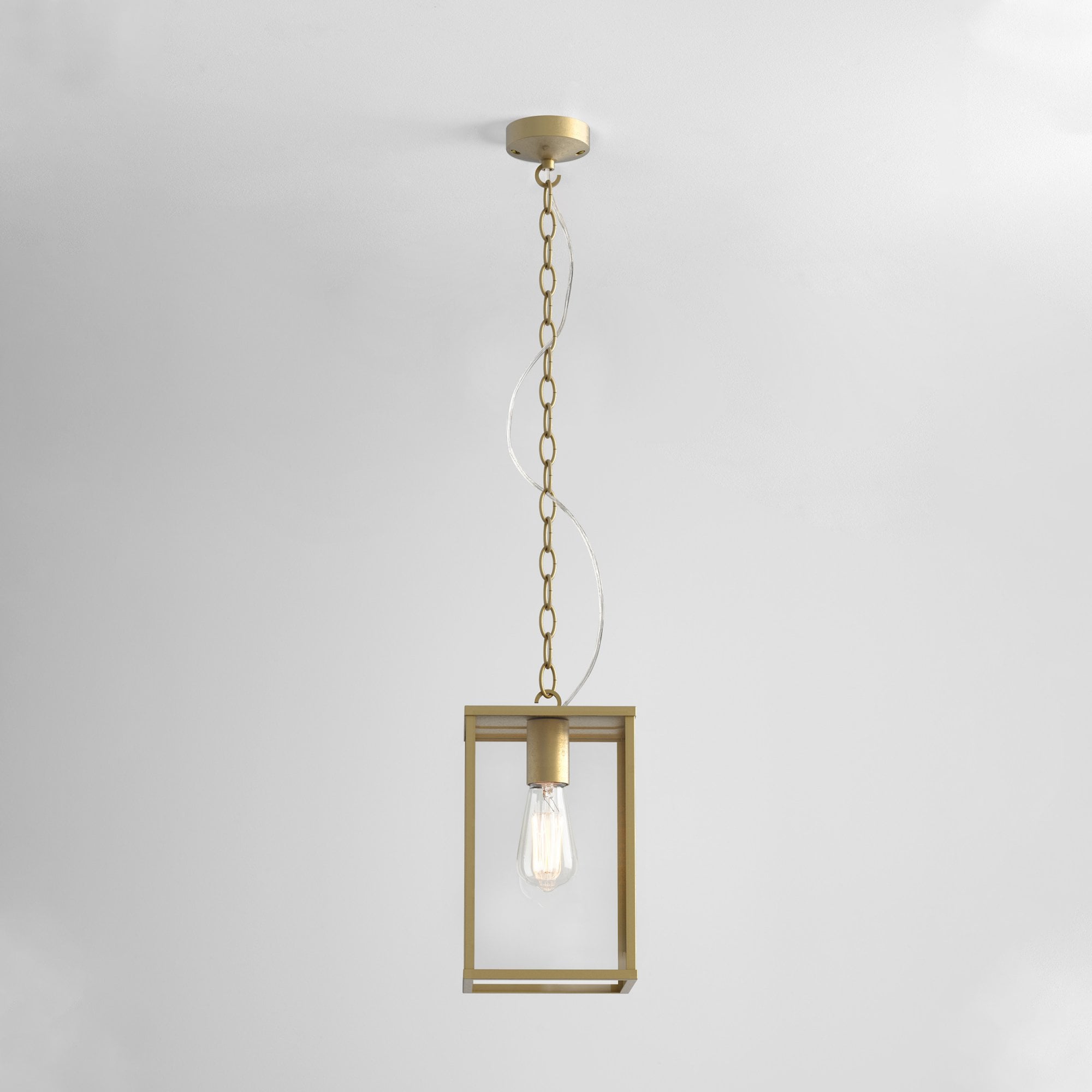 1095035 Homefield Pendant 240 Outdoor Pendant Light Natural Brass