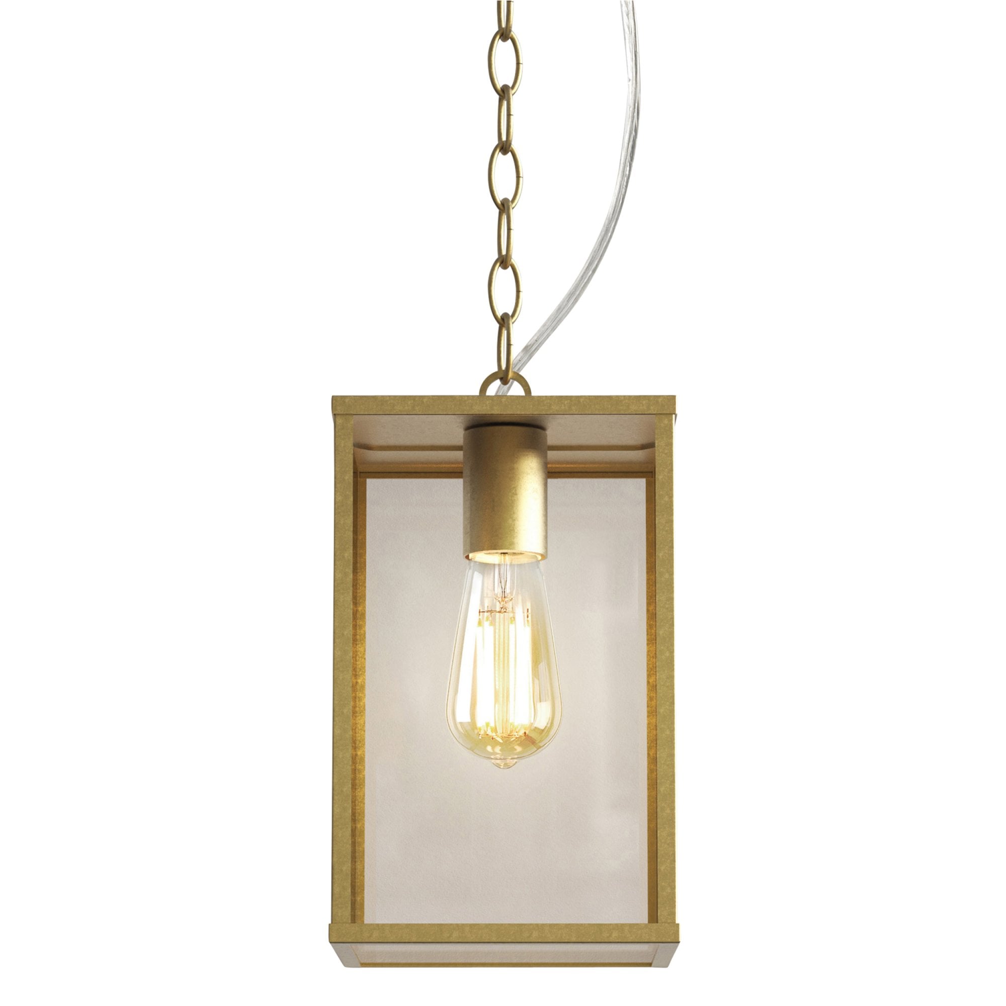 1095035 Homefield Pendant 240 Outdoor Pendant Light Natural Brass