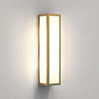 1178006 Salerno Outdoor Wall Light Natural Brass