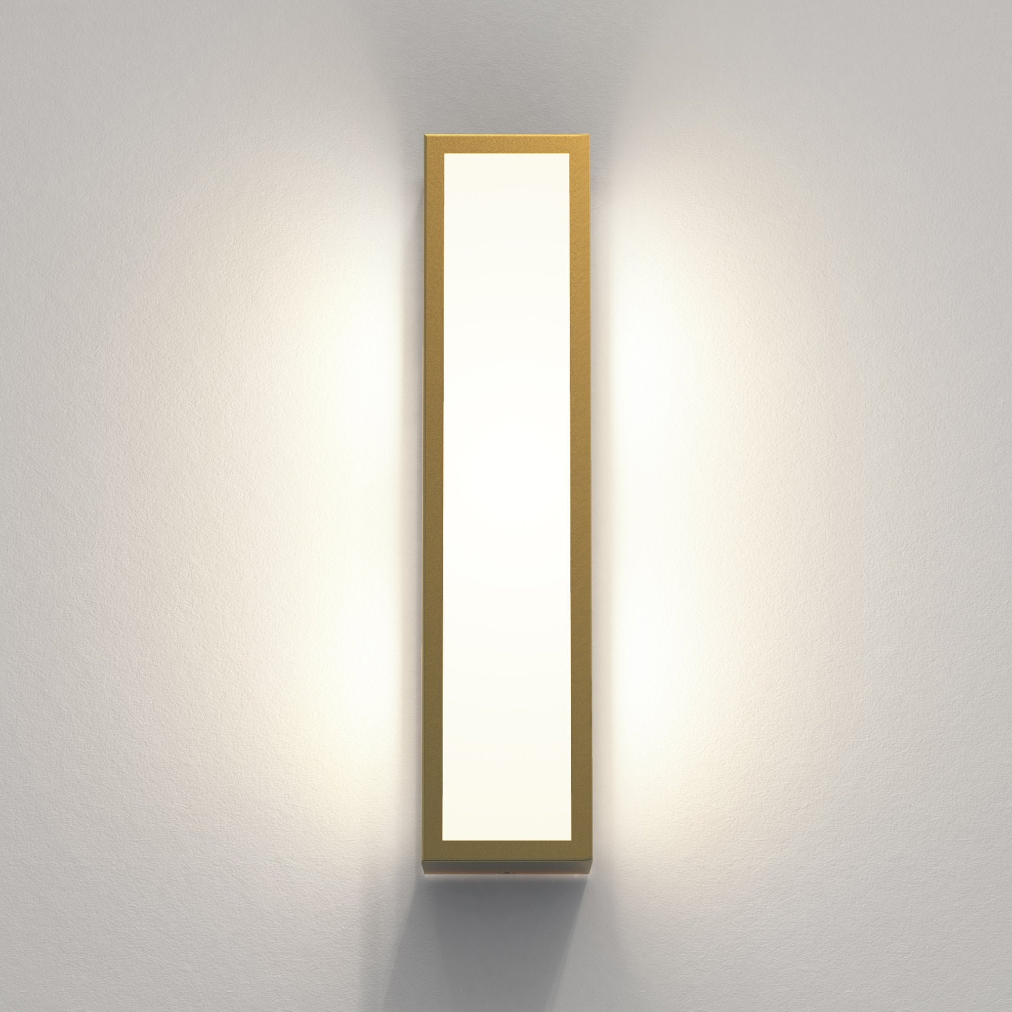 1178006 Salerno Outdoor Wall Light Natural Brass