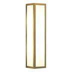 1178006 Salerno Outdoor Wall Light Natural Brass