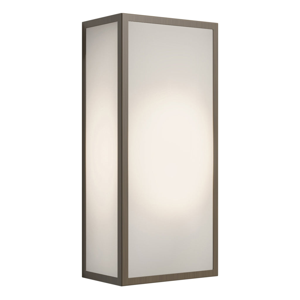 1183026 Messina 160 Frosted II Outdoor Wall Light Bronze