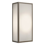 1183026 Messina 160 Frosted II Outdoor Wall Light Bronze