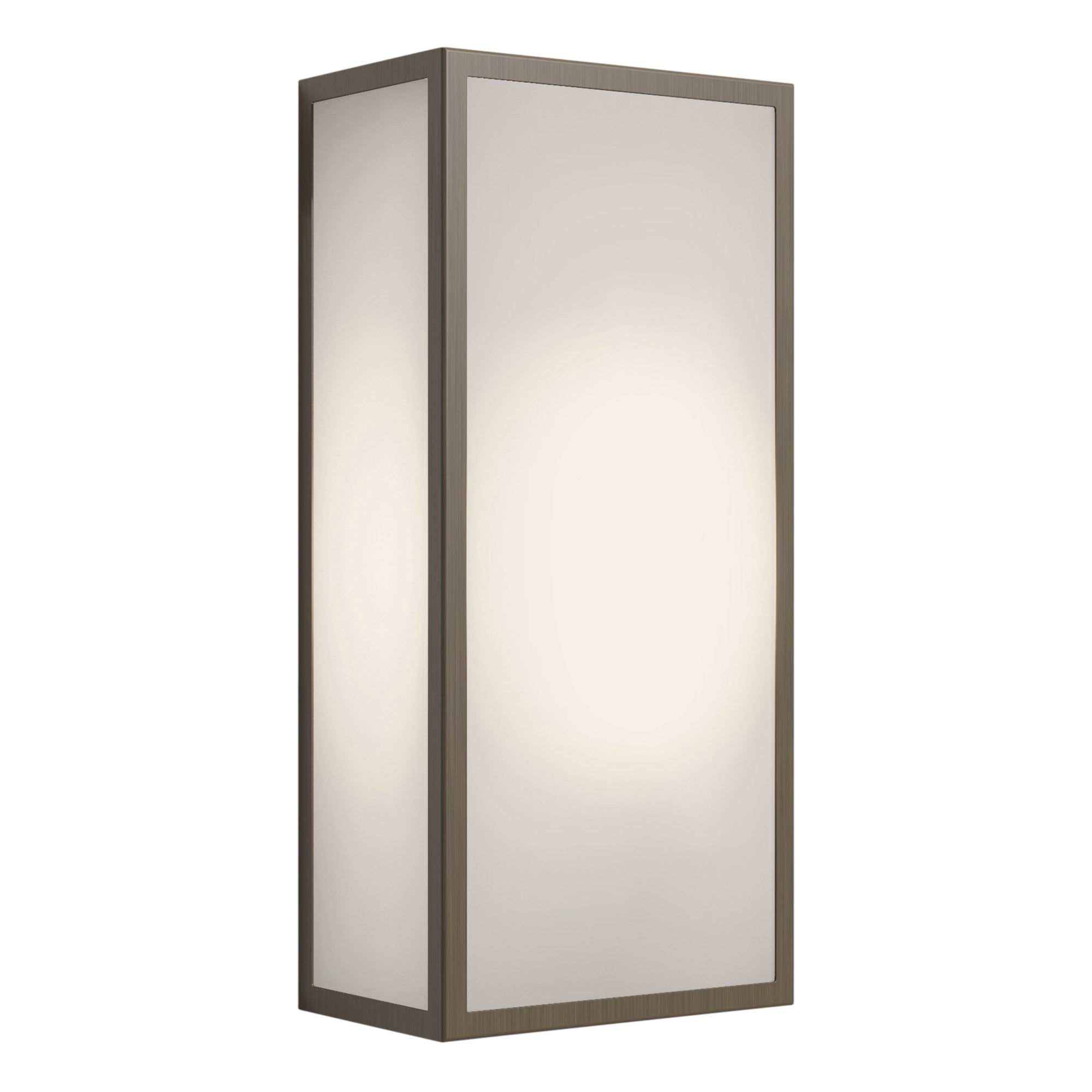 1183026 Messina 160 Frosted II Outdoor Wall Light Bronze