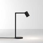 1286086 Ascoli Desk Table Light Matt Black