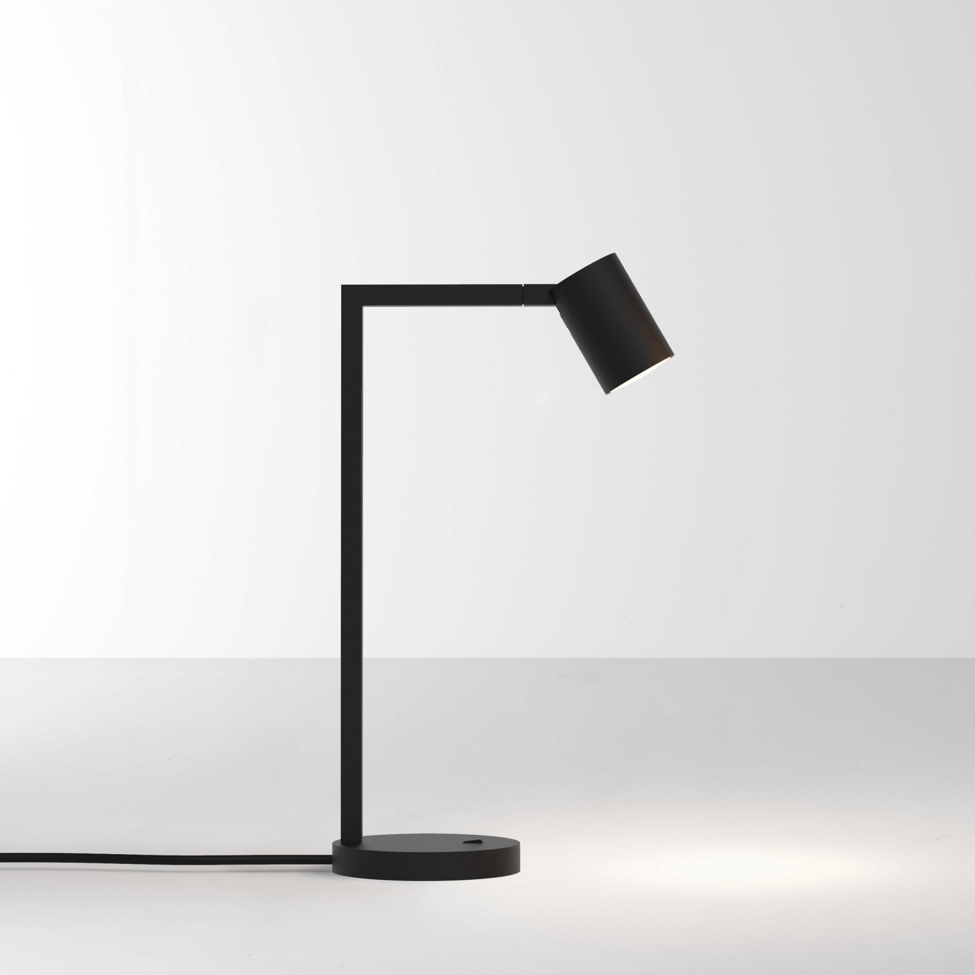 1286086 Ascoli Desk Table Light Matt Black