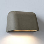 1317013 Mast Twin Outdoor Coastal Wall Light Matt Concrete
