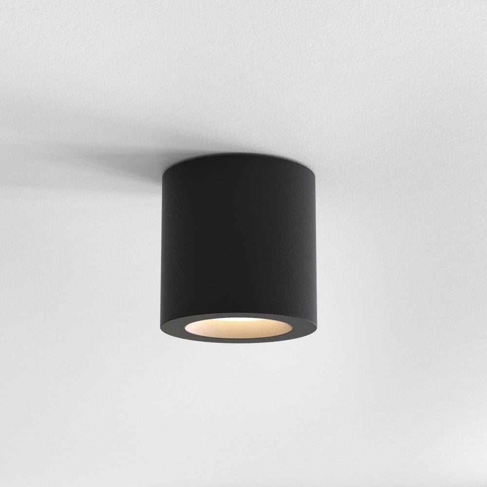1326040 Kos II Outdoor Downlight/Recessed Spot Light Textured Black (S)