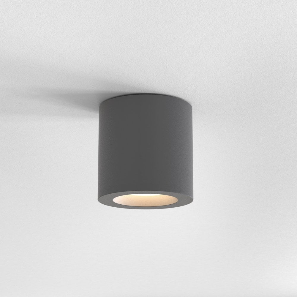Kos II Outdoor Downlight/Recessed Spot  Light Textured Grey
