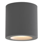 Kos II Outdoor Downlight/Recessed Spot  Light Textured Grey