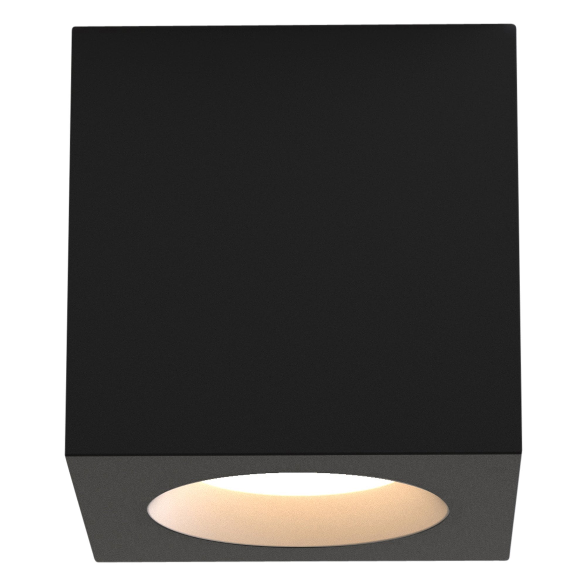 1326044 Kos Square II Outdoor Downlight/Recessed Spot Light Textured Black
