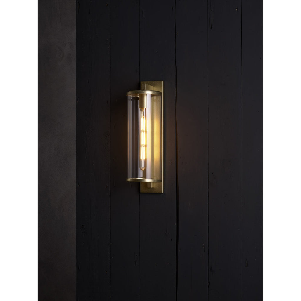 1413006 Pimlico 500 Outdoor Wall Light Antique Brass