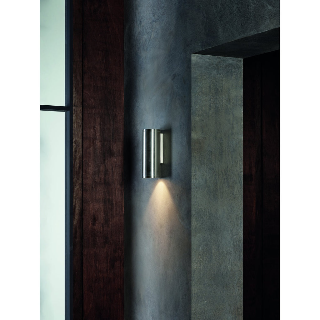 1428002 Ava 200 Coastal Outdoor Coastal Wall Light Brushed Stainless Steel