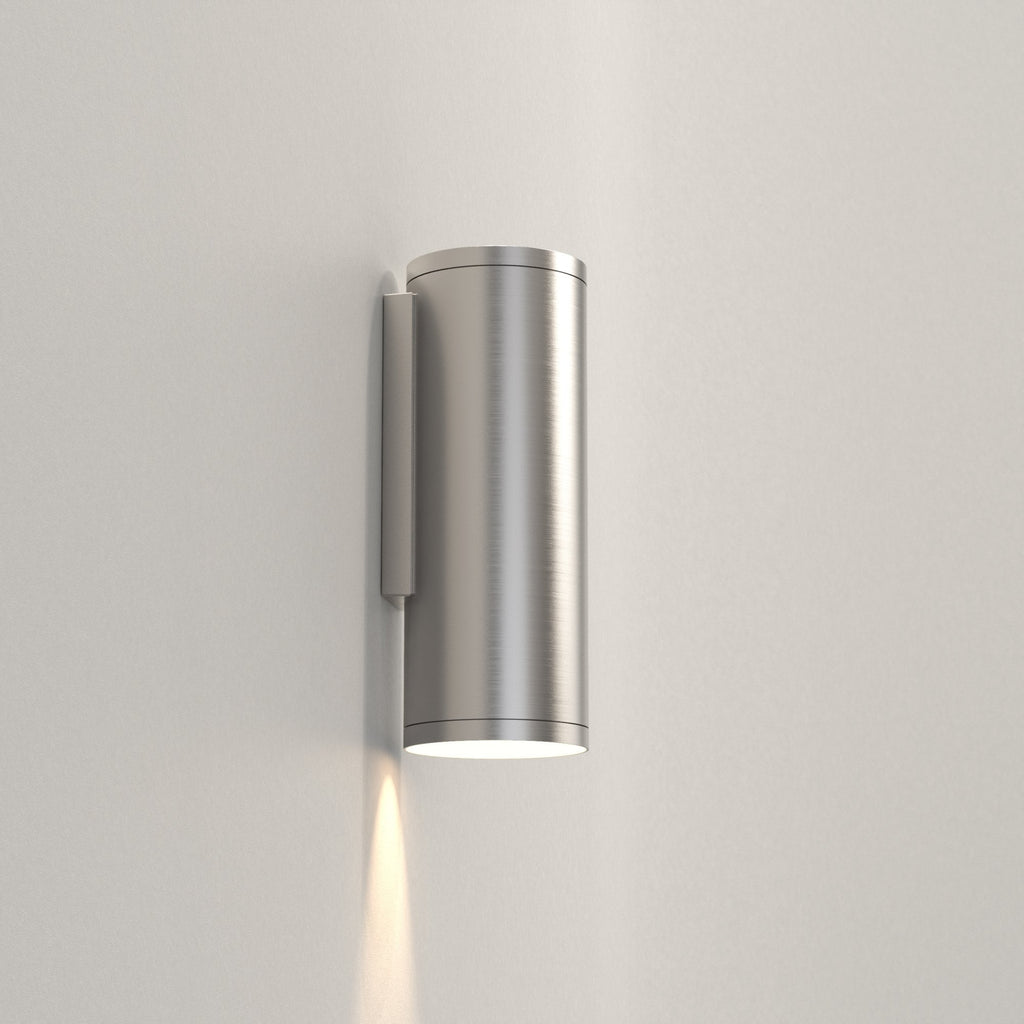 1428002 Ava 200 Coastal Outdoor Coastal Wall Light Brushed Stainless Steel