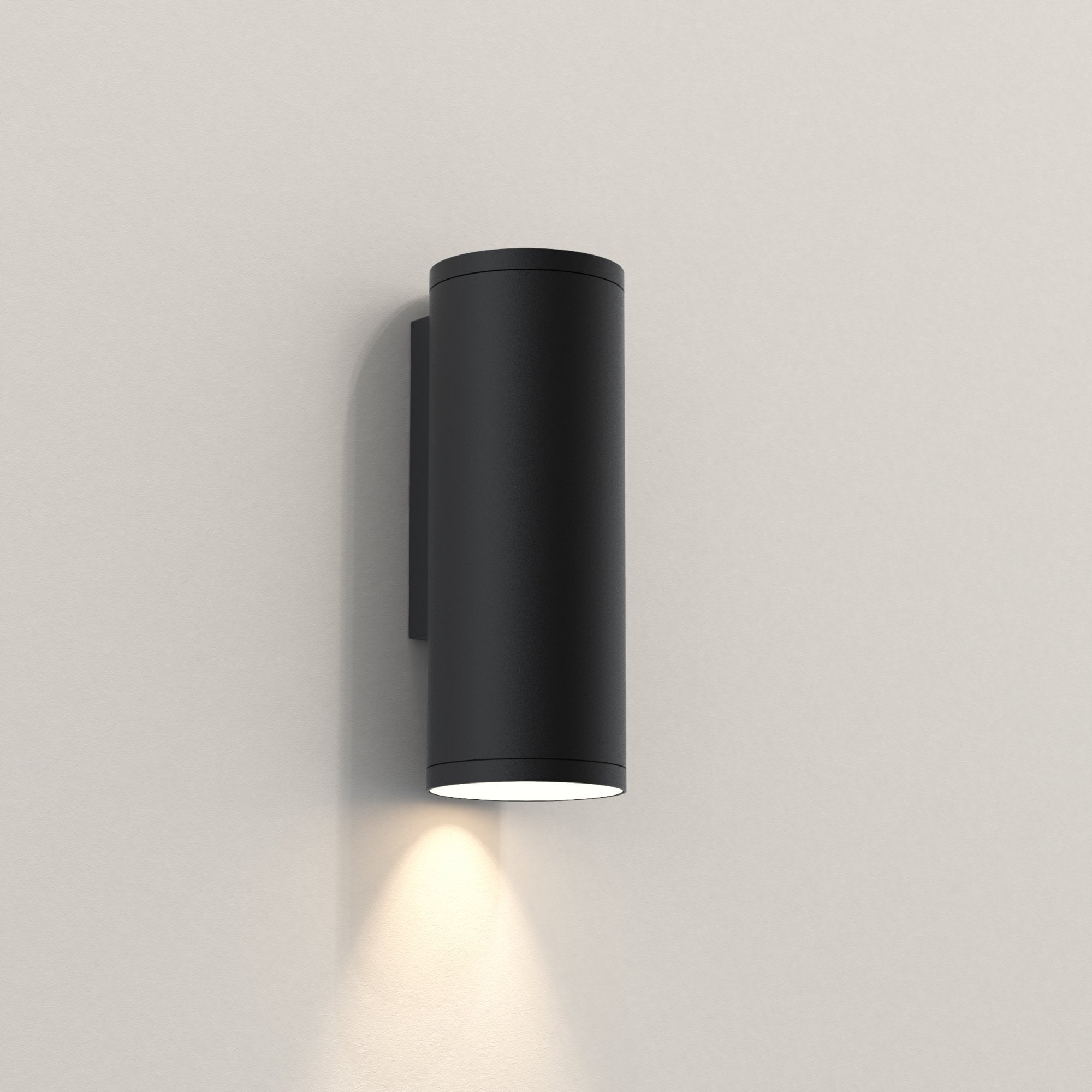1428005 Ava 200 Outdoor Wall Light Textured Black