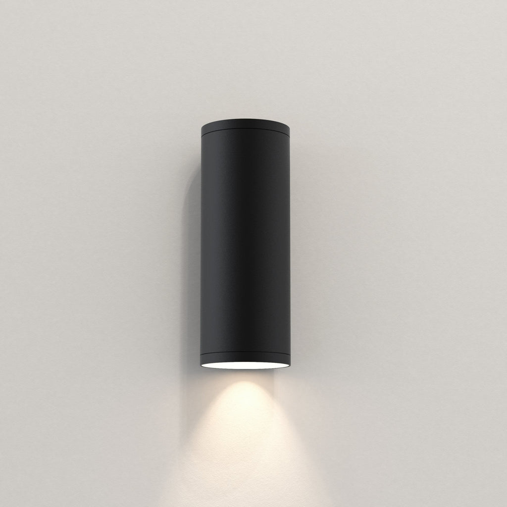 1428005 Ava 200 Outdoor Wall Light Textured Black