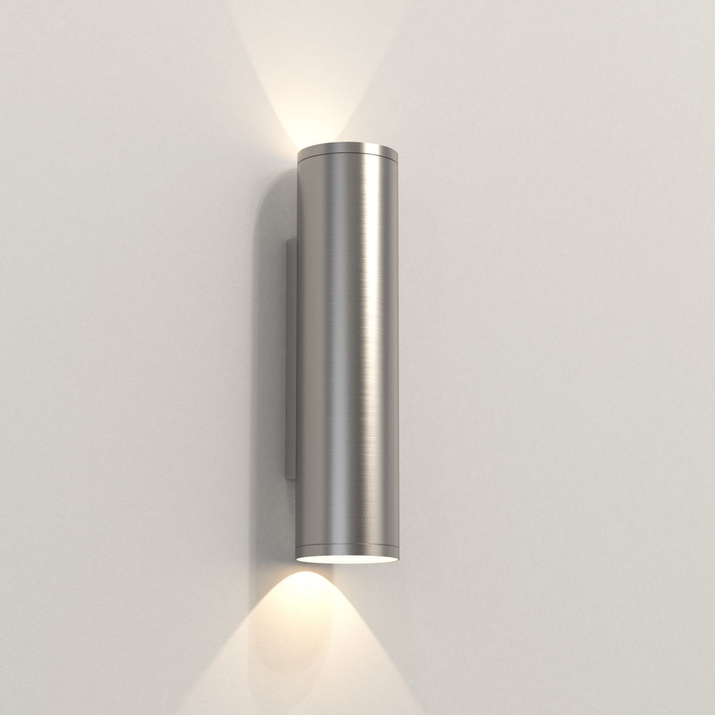 1428004 Ava 300 Coastal Outdoor Coastal Wall Light Brushed Stainless Steel