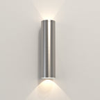 1428004 Ava 300 Coastal Outdoor Coastal Wall Light Brushed Stainless Steel