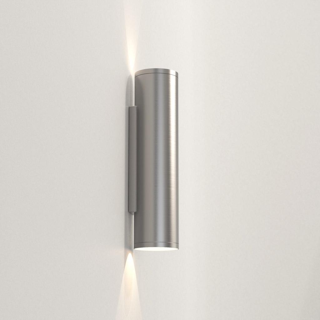 1428004 Ava 300 Coastal Outdoor Coastal Wall Light Brushed Stainless Steel