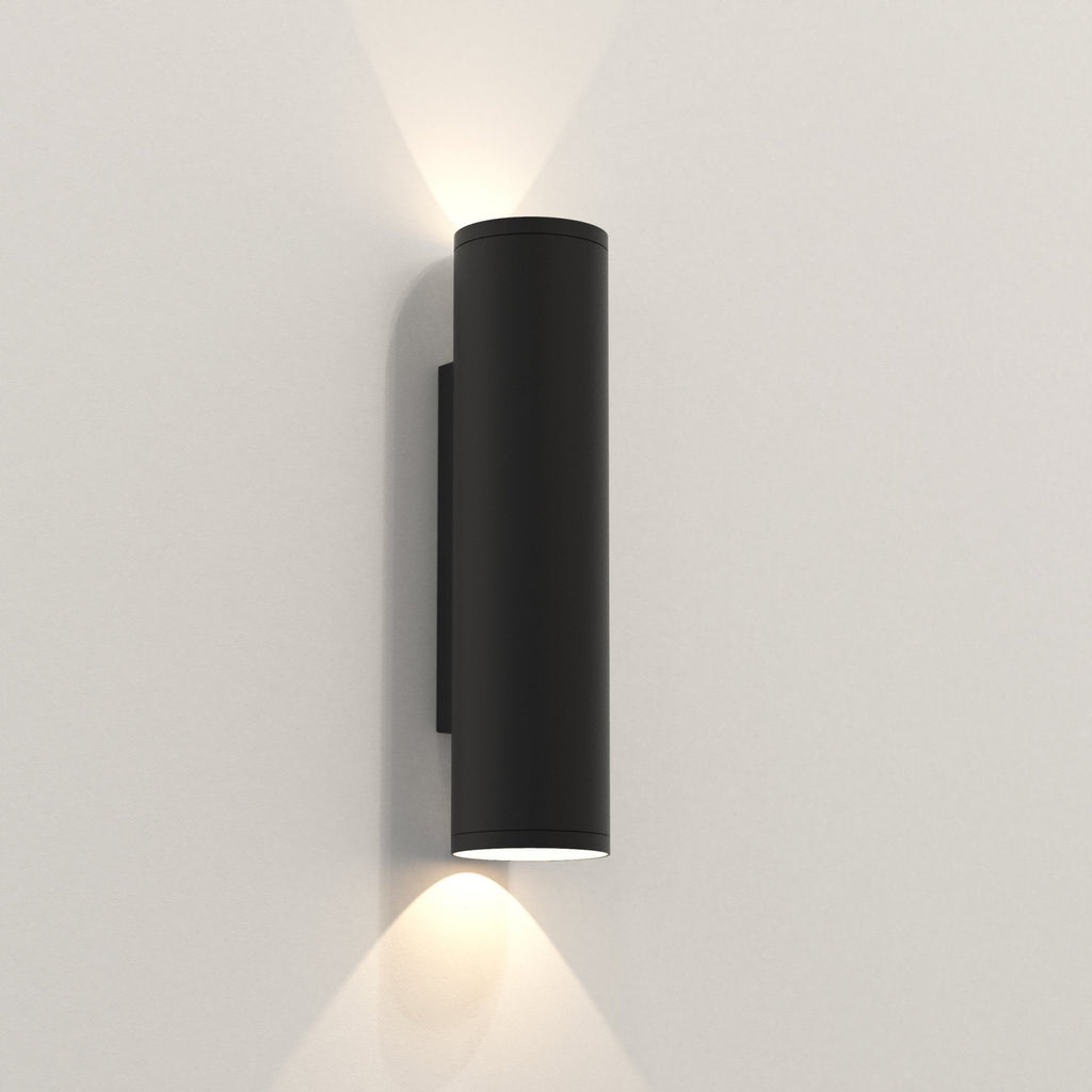 Ava 300Outdoor Wall  Light Textured Black