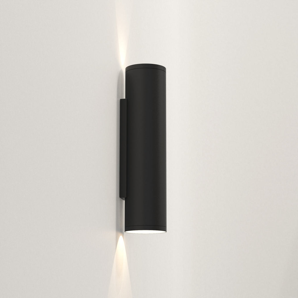Ava 300Outdoor Wall  Light Textured Black