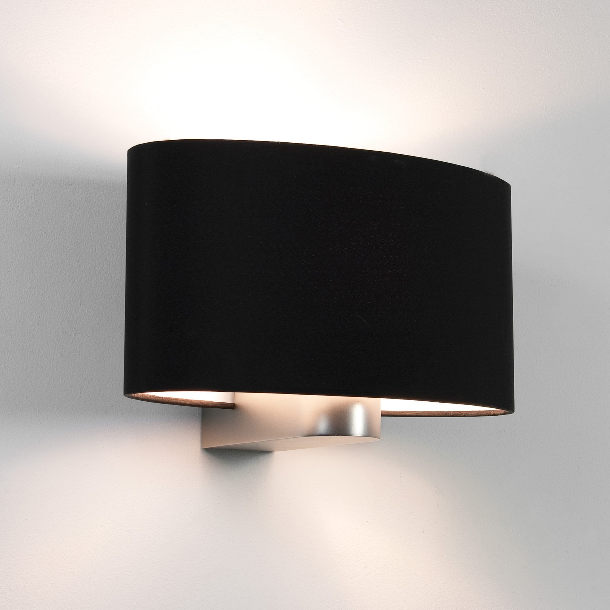 1185001 Napoli Wall Light Matt Nickel
