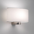 1185001 Napoli Wall Light Matt Nickel