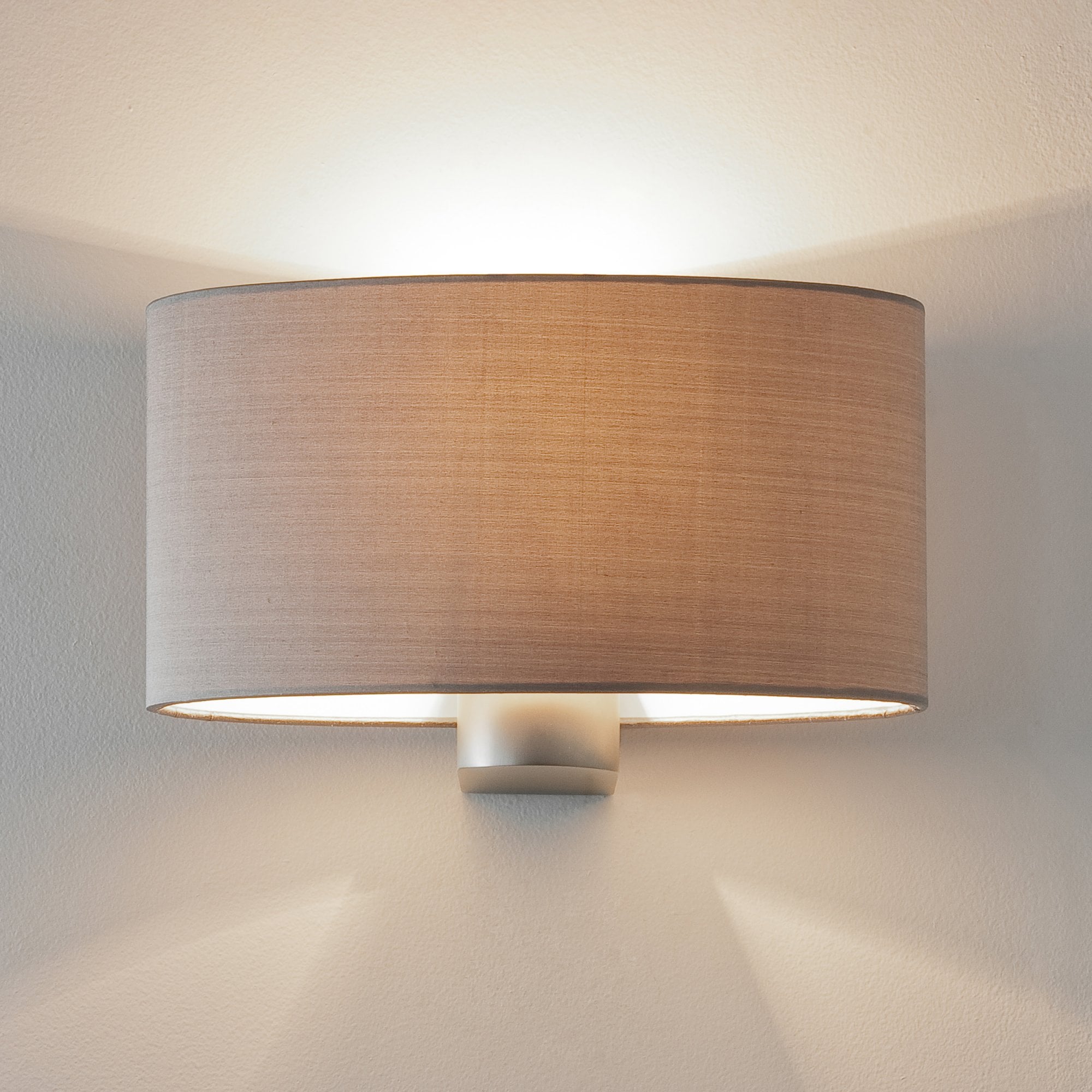 1185001 Napoli Wall Light Matt Nickel